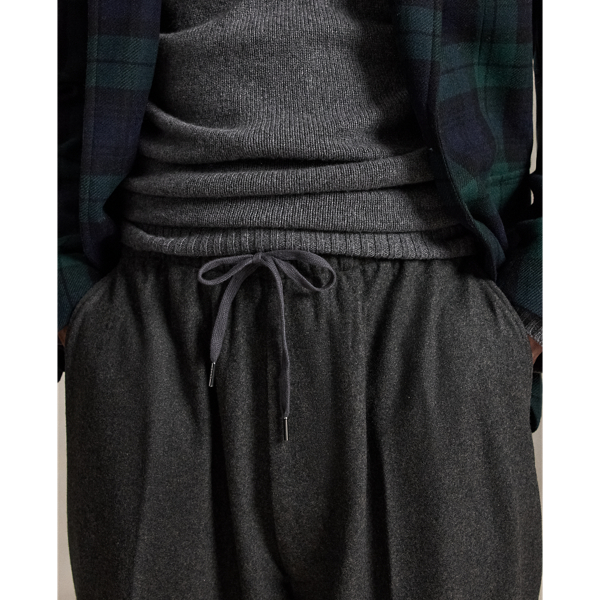 Relaxed Fit Wool Easy Pant
