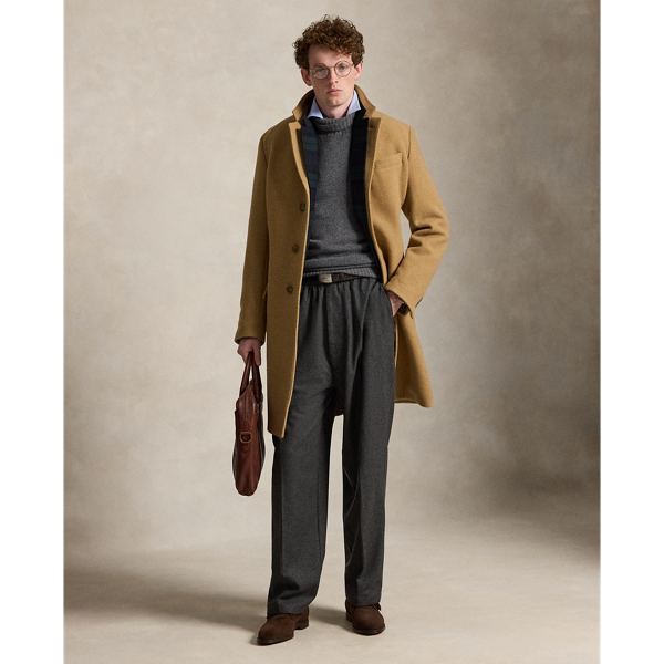 Relaxed Fit Wool Easy Pant