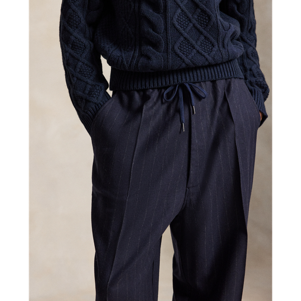 Relaxed Fit Wool Easy Pant