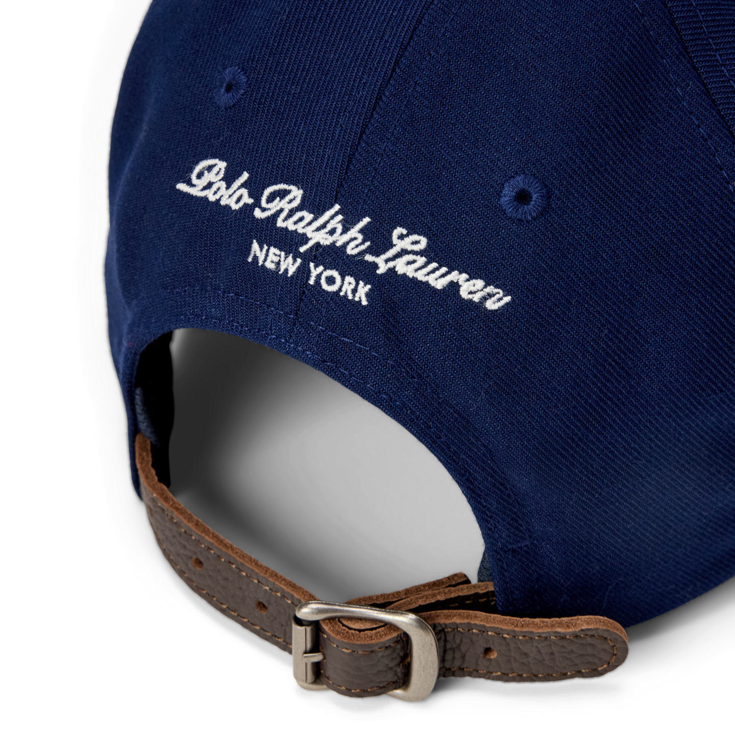 Мужская кепка Ralph Lauren Logo Twill Ball, цвет: Тёмно-синий — фото 2