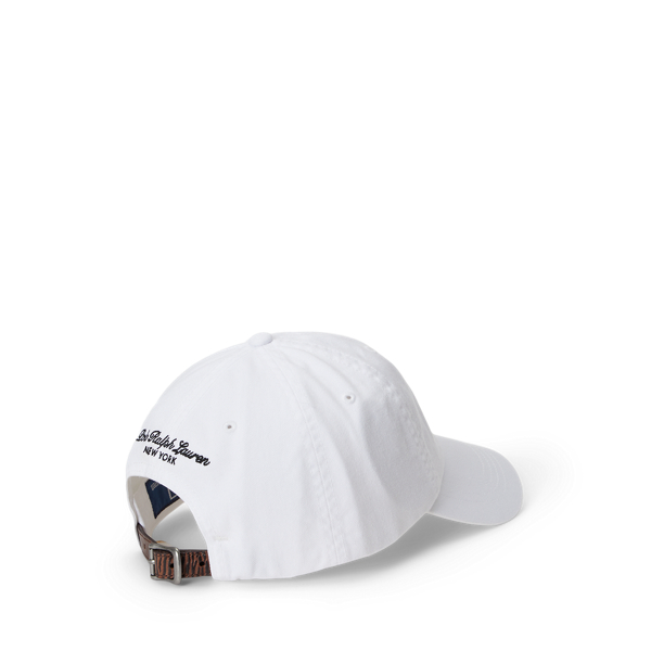 Polo Ralph Lauren 陶瓷白 刺繡斜紋布棒球帽 2