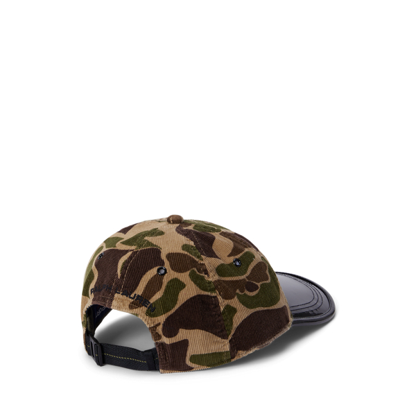 Camo-Print Long-Bill Cap