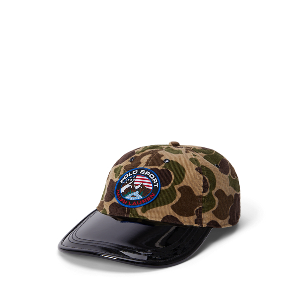 Camo-Print Long-Bill Cap