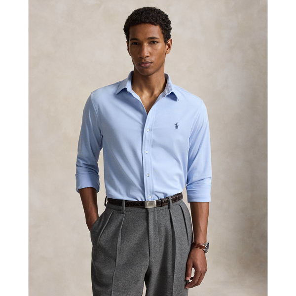 Koszula elastyczna oxford Polo Ralph Lauren w Summer Blue/White 1
