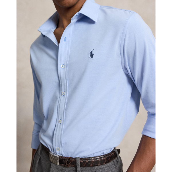 Koszula elastyczna oxford Polo Ralph Lauren w Summer Blue/White 6