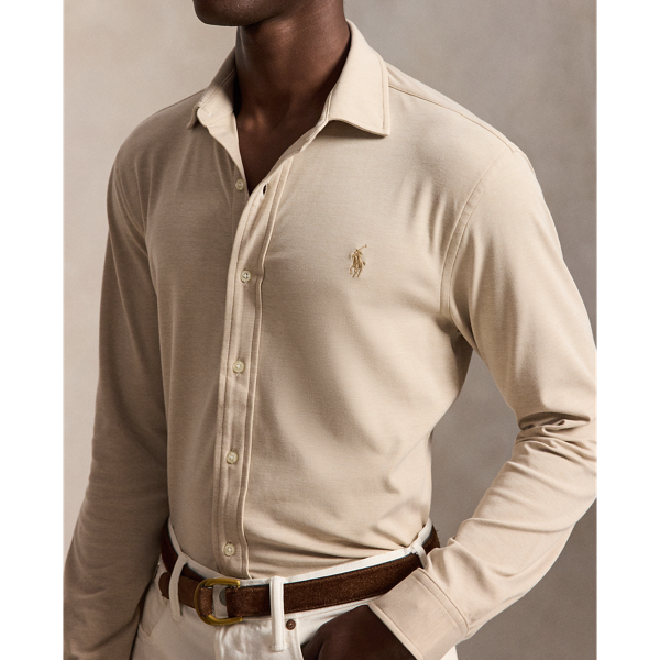 Stretch Knit Oxford Shirt