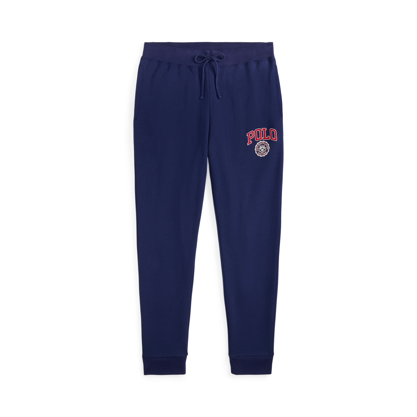 Мужские брюки Polo Ralph Lauren Logo Fleece Jogger, цвет: Тёмно-синий — фото 5