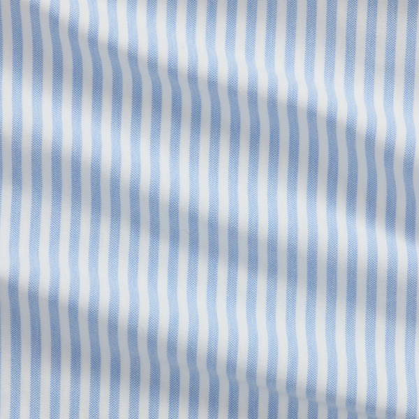 Striped Stretch Knit Oxford Shirt
