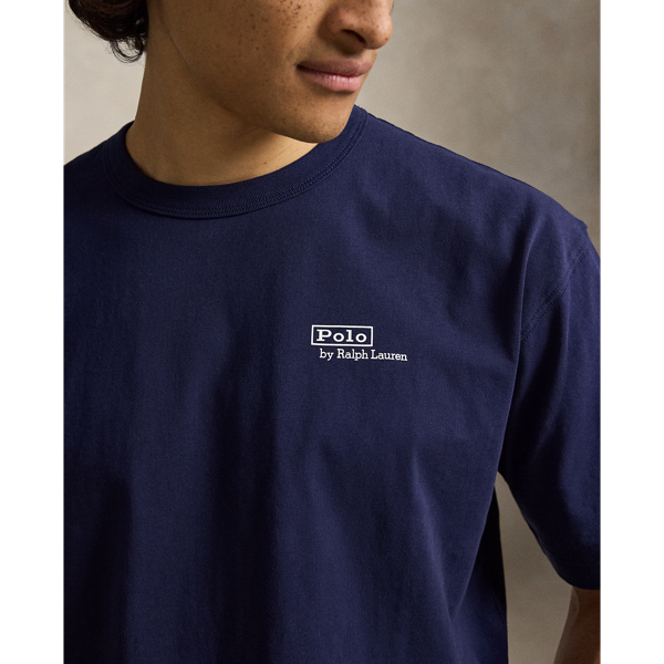 リラックス フィット ロゴ ジャージー Tシャツ