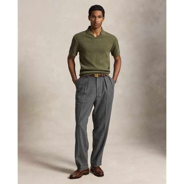 Outdoors Olive Pointelle-Ribbed Polo Shirt Polo Ralph Lauren 4