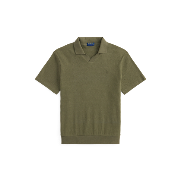 Outdoors Olive Pointelle-Ribbed Polo Shirt Polo Ralph Lauren 2