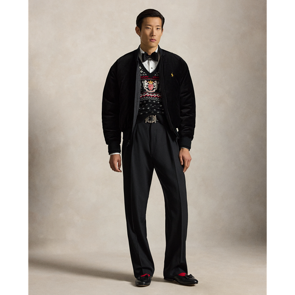 Velvet Down Flight Jacket