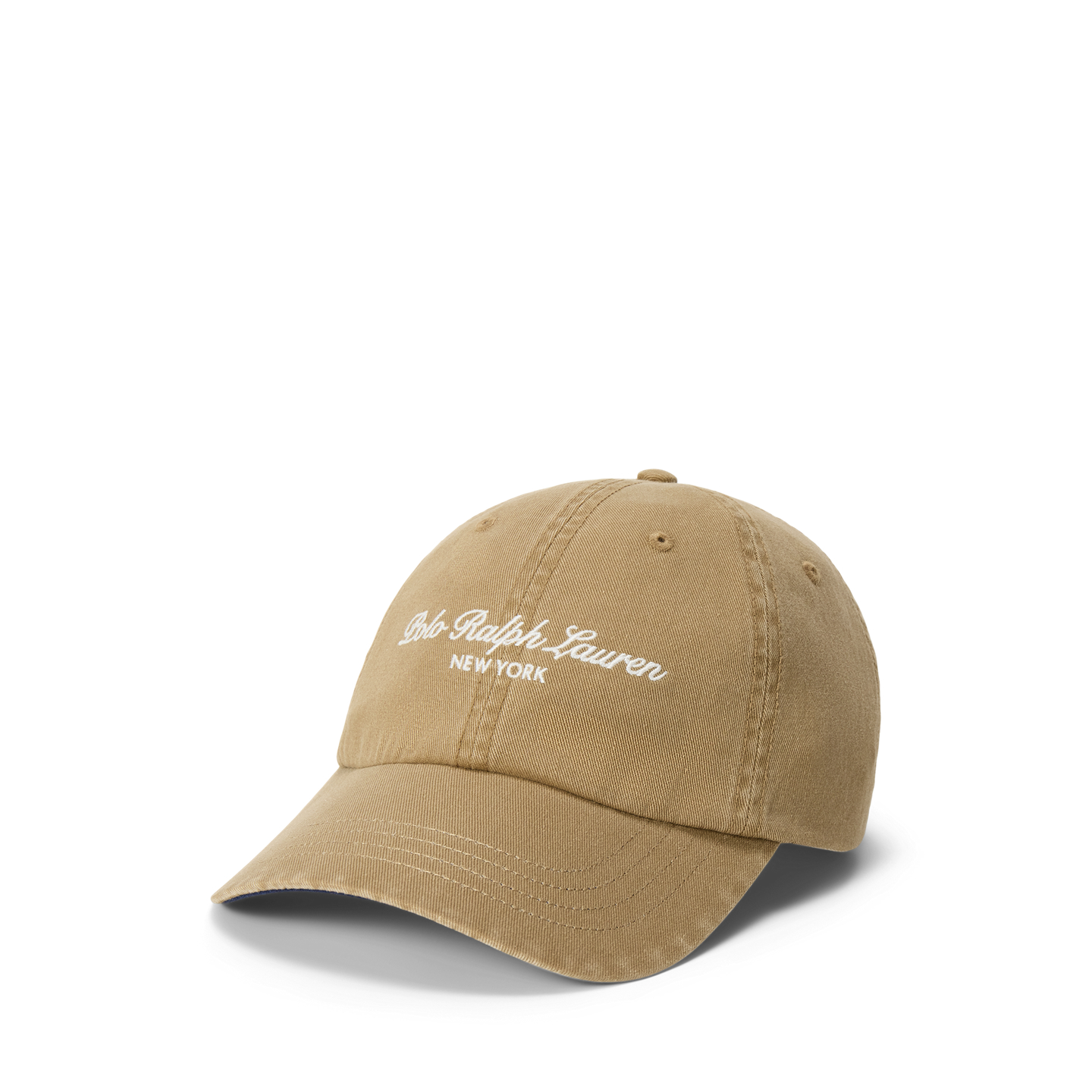 Мужская кепка Ralph Lauren Embroidered-Logo Twill Ball, цвет: Пустынный хаки — фото 4