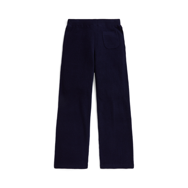 Polo Ralph Lauren 와플 니트 울 코튼 드로스트링 팬츠 헌터 네이비 2