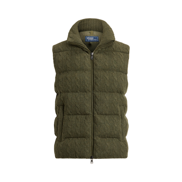 Cable-Knit Wool-Cashmere Sweater Vest