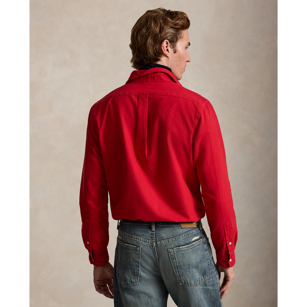Polo Ralph Lauren クラシック フィット Polo ベア オックスフォード シャツ RL レッド 5