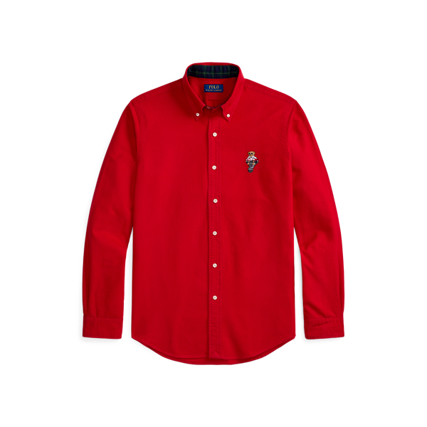 Polo Ralph Lauren クラシック フィット Polo ベア オックスフォード シャツ RL レッド 2