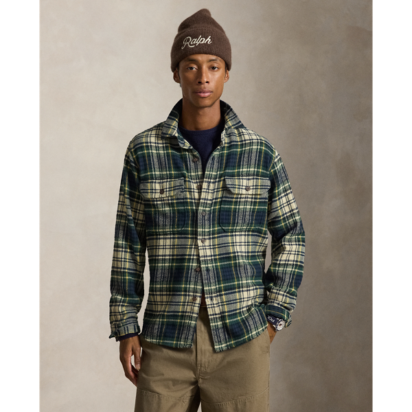 Classic Fit Plaid Flannel Workshirt