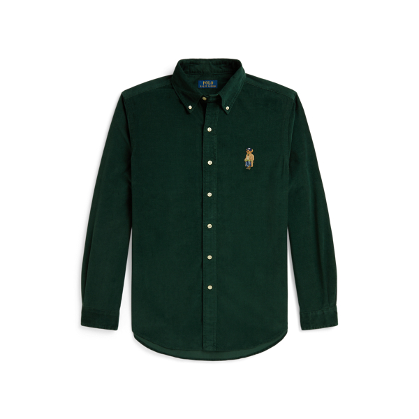 Classic Fit Polo Bear Corduroy Shirt