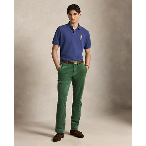 Мужские рубашки Ralph Lauren Classic Fit Polo Bear Mesh Polo Shirt