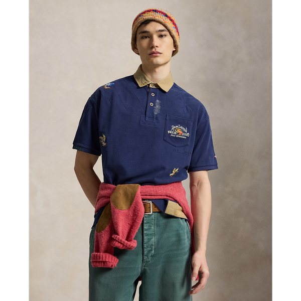 Big Fit Rugby Polo Shirt