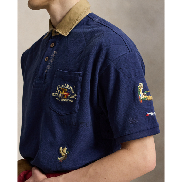 Big Fit Rugby Polo Shirt