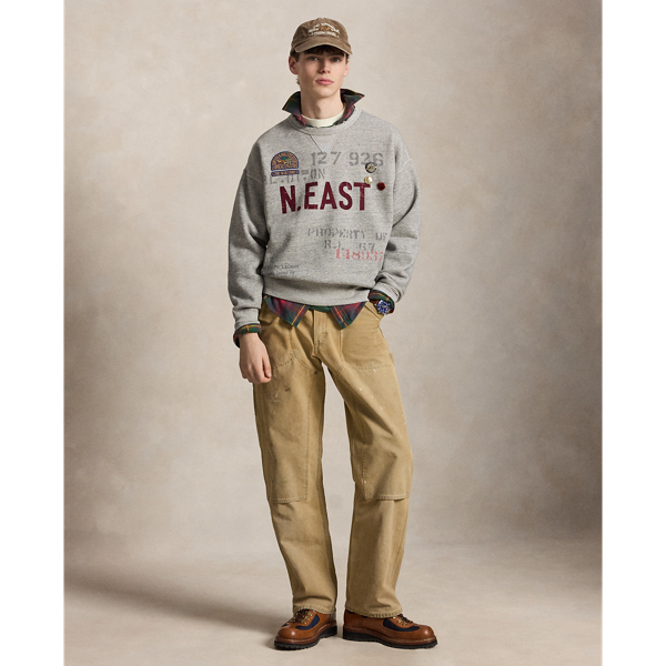 Vintage Fit Fleece Graphic Sweatshirt