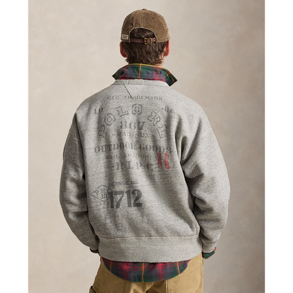Vintage Fit Fleece Graphic Sweatshirt