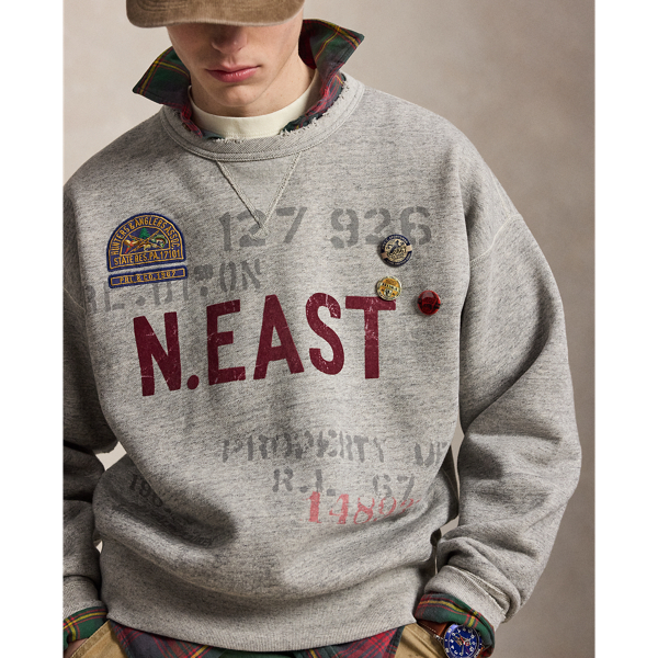 Vintage Fit Fleece Graphic Sweatshirt