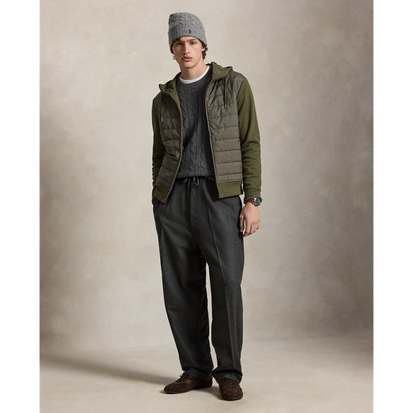 Hybrid-Kapuzenjacke mit Rei&szlig;verschluss Polo Ralph Lauren in Deckoliv 3