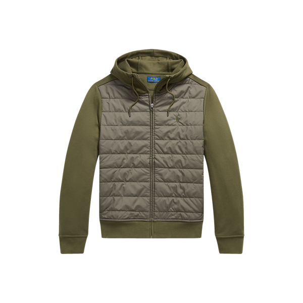 Canopy Olive Hybrid Full-Zip Hoodie Polo Ralph Lauren 1