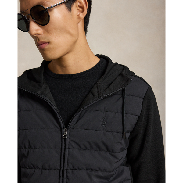 Sudadera h&iacute;brida con capucha