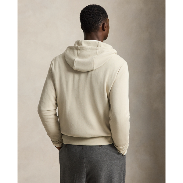 Stoneware Grey Hybrid Full-Zip Hoodie Polo Ralph Lauren 4