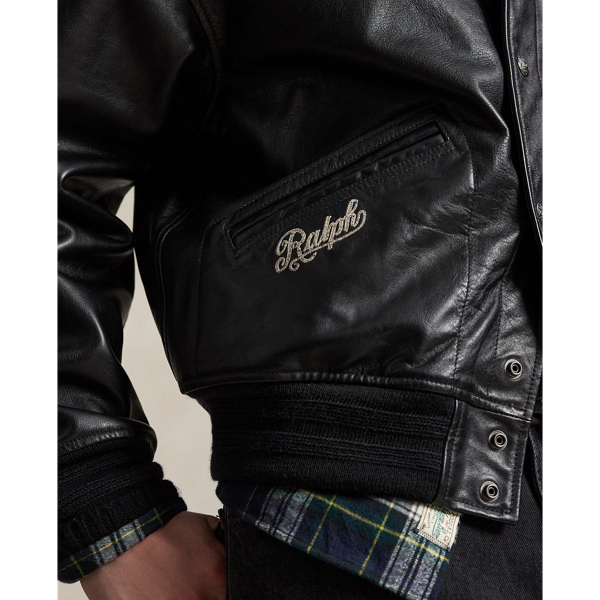 Polo Ralph Lauren Yankees Leather Jacket