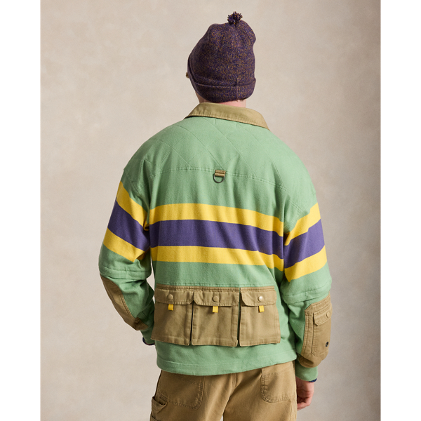 Relaxed Fit Convertible Rugby Shirt