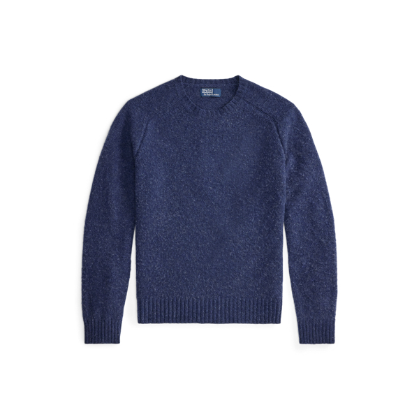 Suede-Patch Wool-Cashmere Jumper