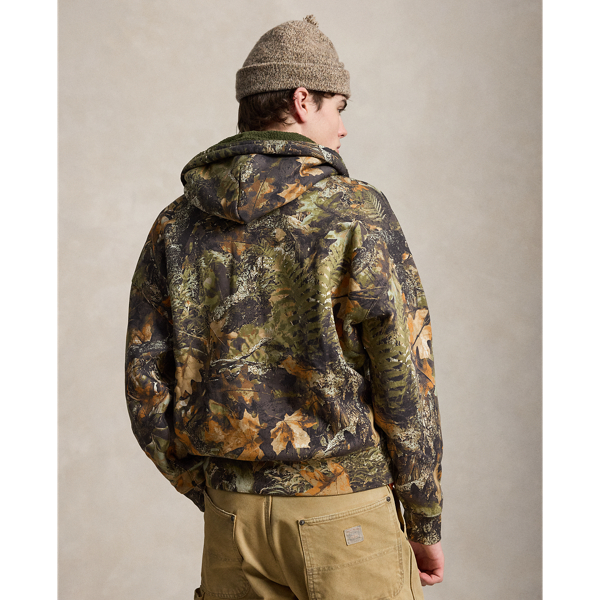 Relaxed Fit Forest-Print Hoodie