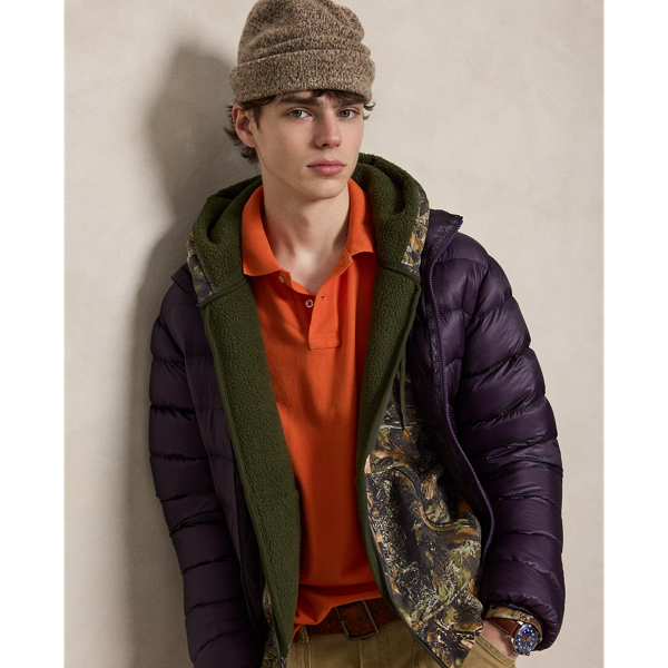 Relaxed Fit Forest-Print Hoodie
