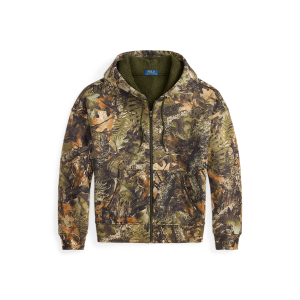 Relaxed Fit Forest-Print Hoodie