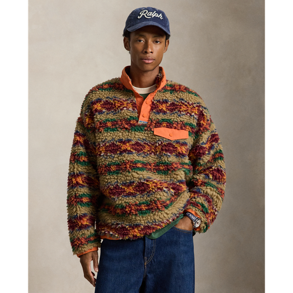 Relaxed Fit Pile Fleece Pullover