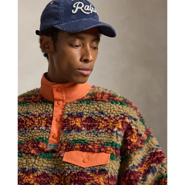 Relaxed Fit Pile Fleece Pullover