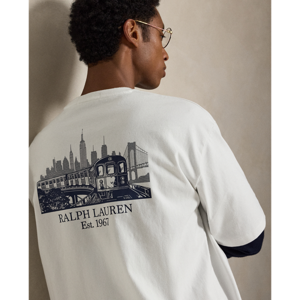 リラックス フィット ジャージー グラフィック Tシャツ