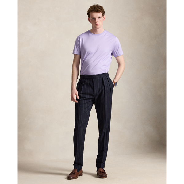 Powder Purple Standard Fit Lisle T-Shirt Polo Ralph Lauren 4