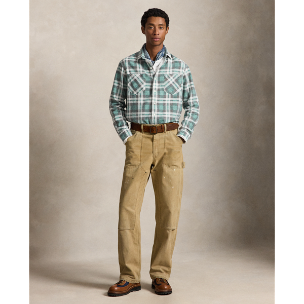 Camisa de flanela xadrez Classic Fit