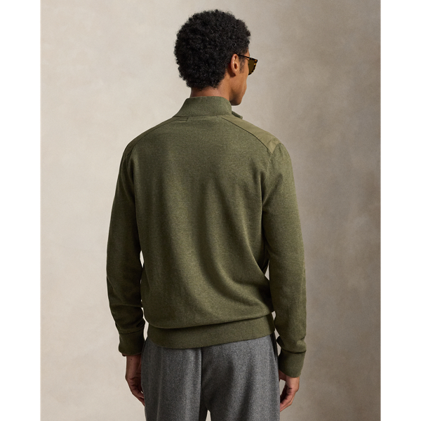 Hybrid Mockneck Cardigan