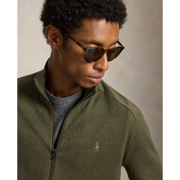 Hybrid Mockneck Cardigan