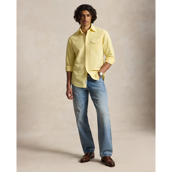 Yellow Oxford Graduate Classic Fit Oxford Shirt Polo Ralph Lauren 4