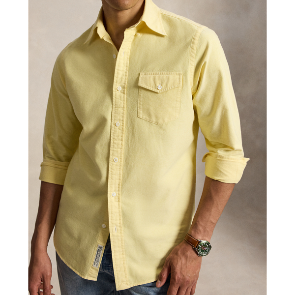 Yellow Oxford Graduate Classic Fit Oxford Shirt Polo Ralph Lauren 6