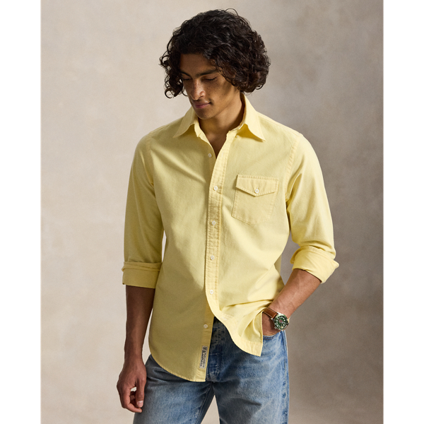 Yellow Oxford Graduate Classic Fit Oxford Shirt Polo Ralph Lauren 7