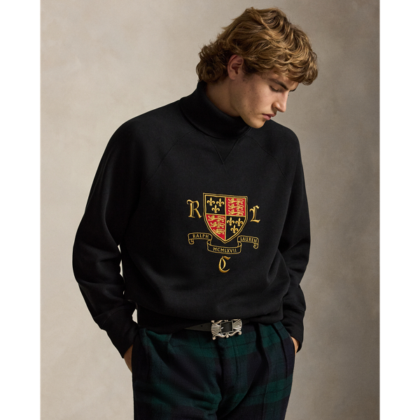 Vintage Fit Turtleneck Sweatshirt